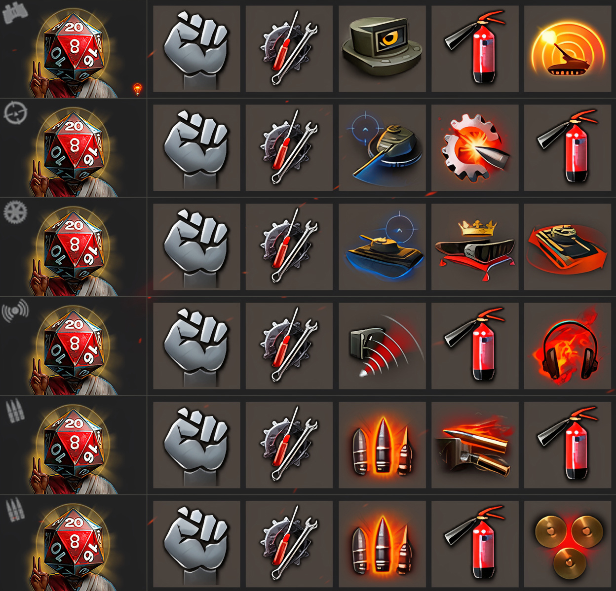 Перки для экипажа E 100 Fauebar